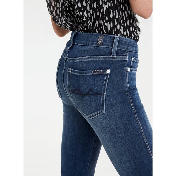 7 For All Mankind NEW Kimmie Bootcut Form Fitted Size 28 - Picture 8 of 9